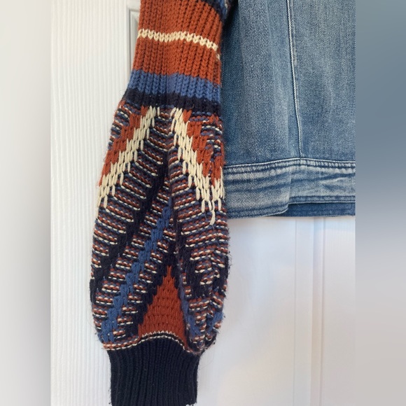 Fabrik Knitted Jean Jacket Size Small Worn Once! - Picture 7 of 12